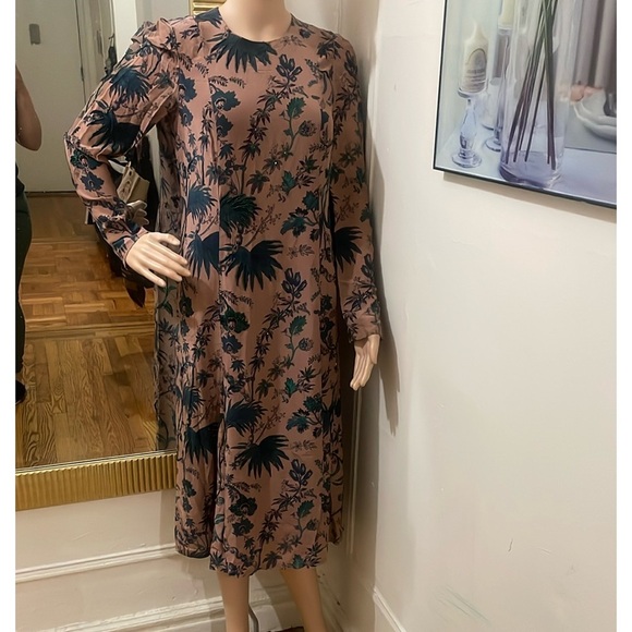 L.K.Bennett Floral Long Sleeve Dress - Picture 6 of 13